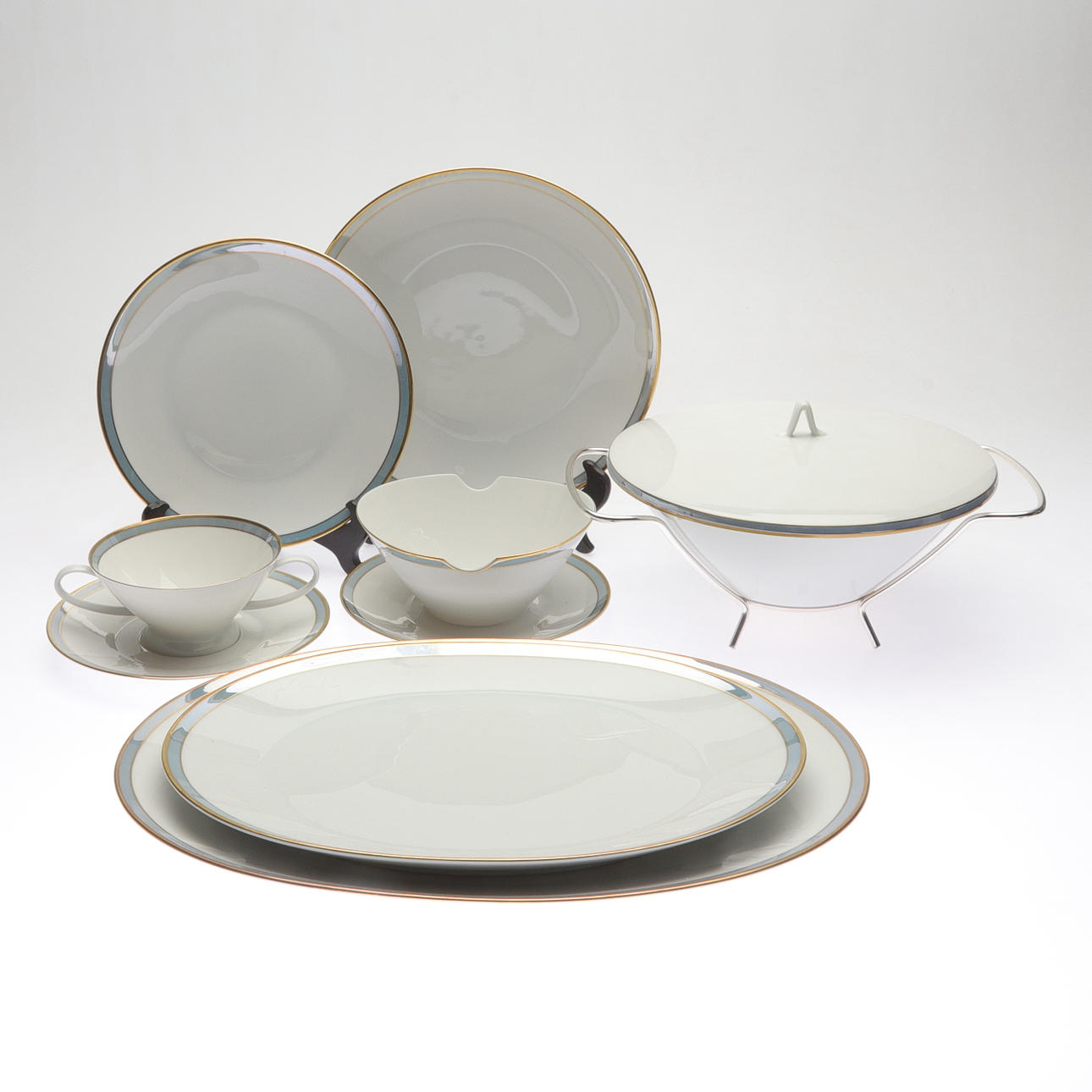 40-teiliges Geschirrset, Rosenthal, Deutschland.