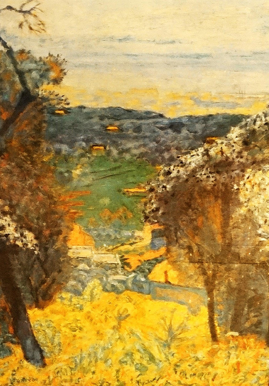 BONNARD, PIERRE. STOR PLAKAT, med ramme.