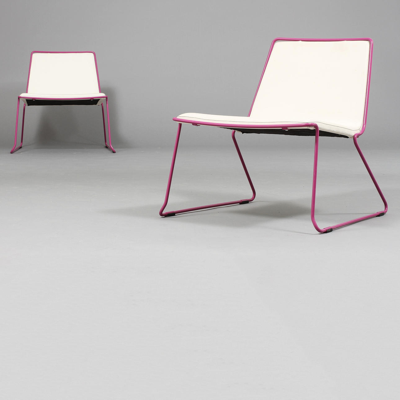 FÅTÖLJER, 1 par, "Speed EC", Johan Lindsten design.