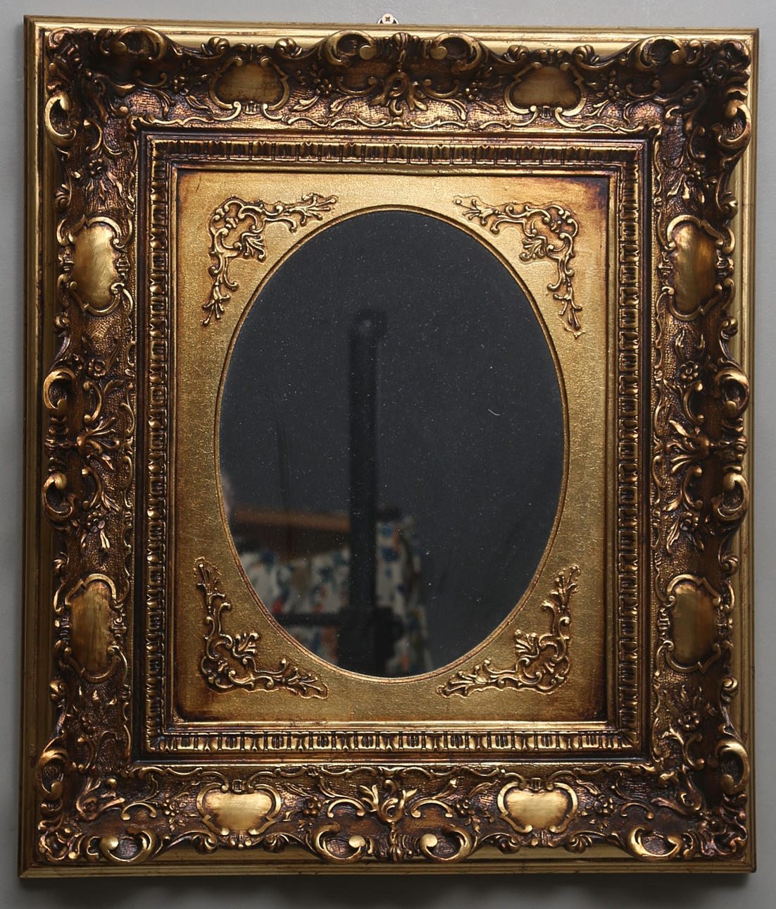 SPEGEL, förgylld, 1900-talets andra hälft.