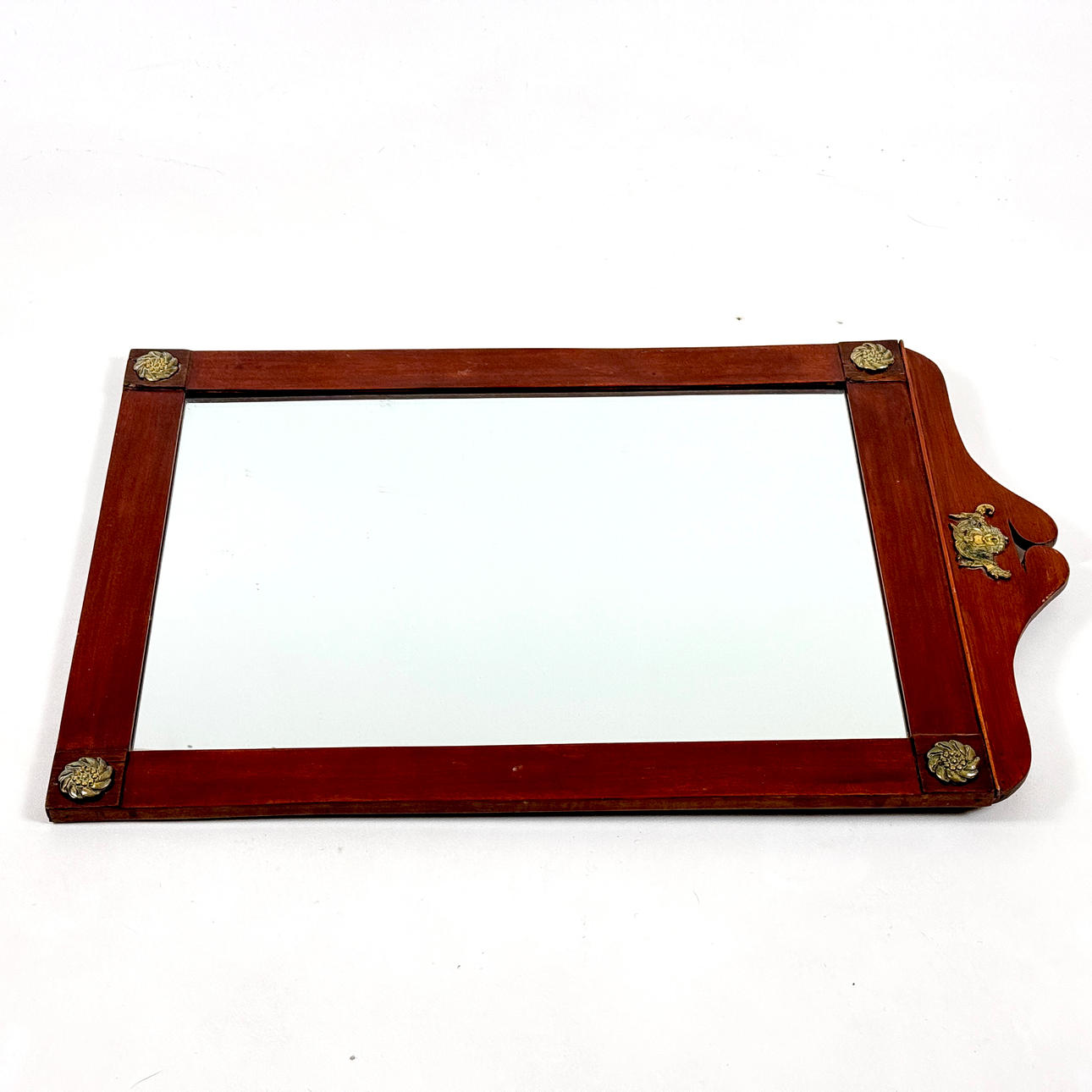 19THC MAHOGNI SPEJL.