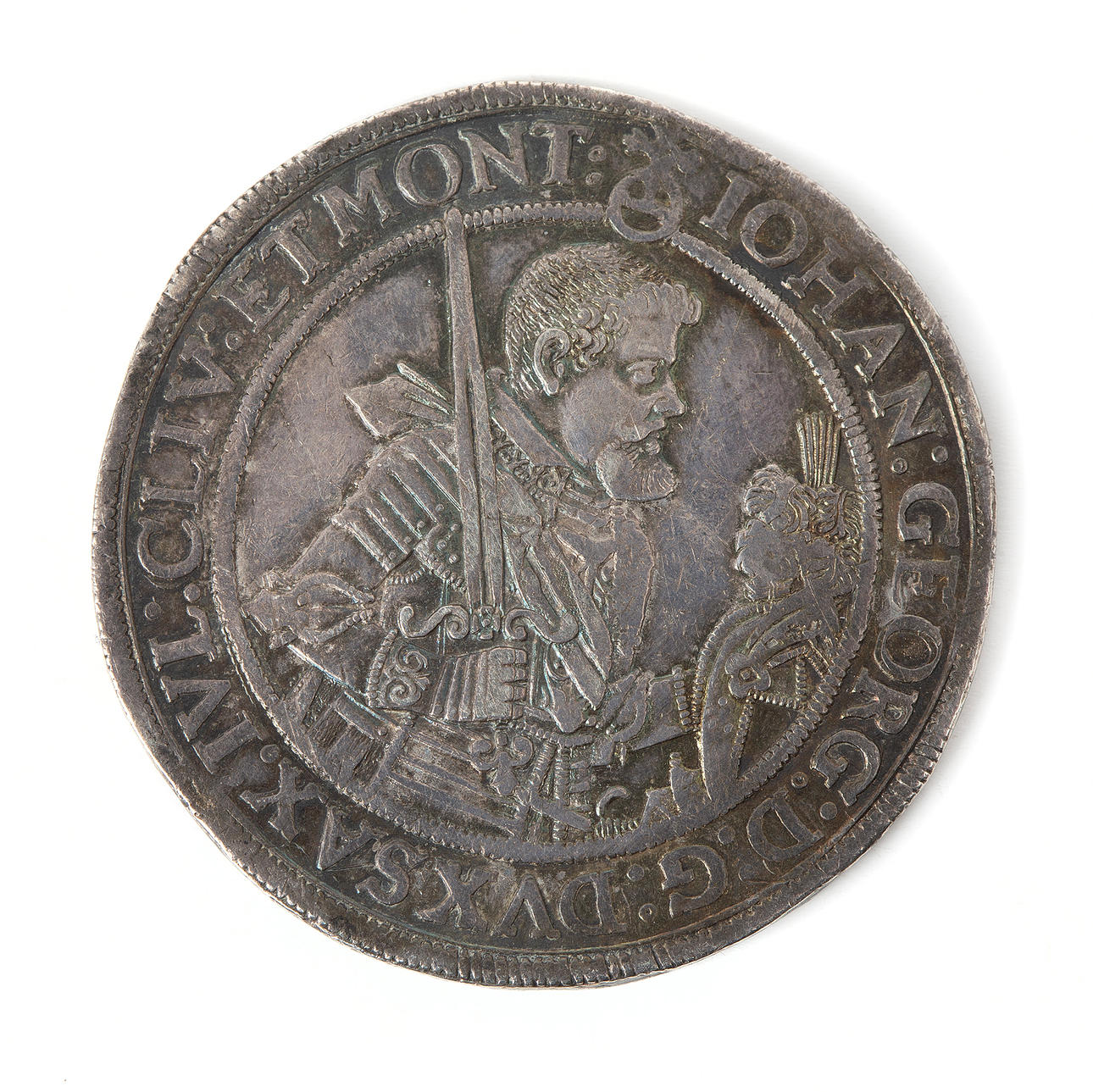 MØNTER. TALER, sølv, Saxe-Albertine Line, 1619.