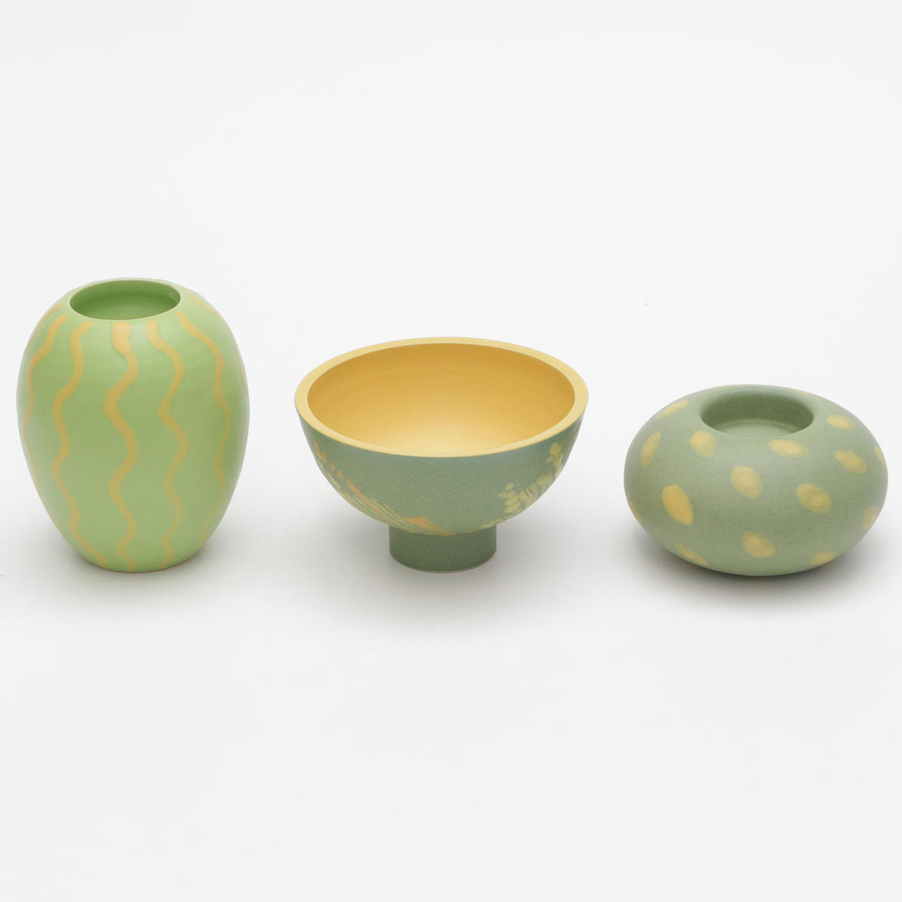 Keramikkeramik, 3 dele, Paradise.