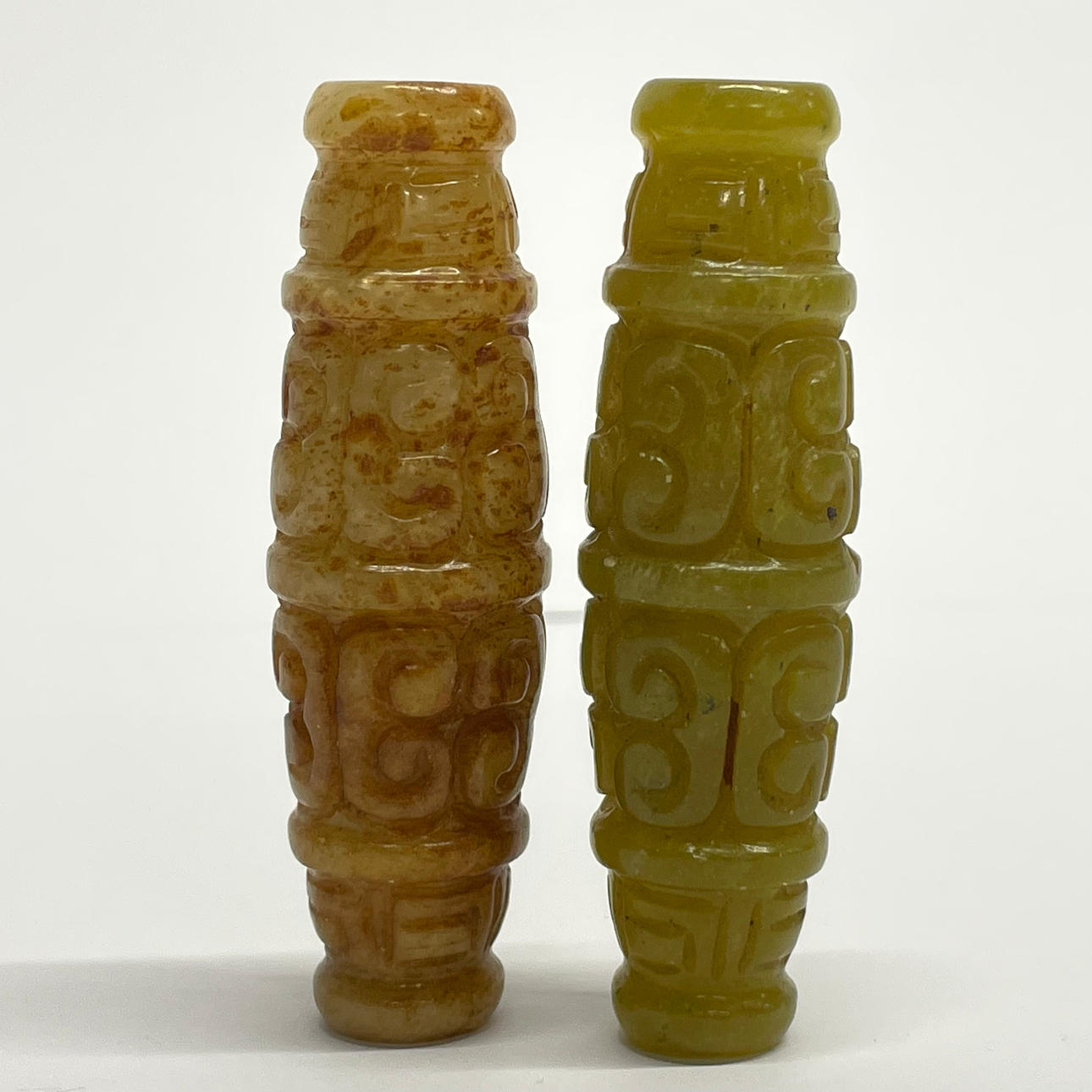 ABALORIOS CHINOS DE PIEDRA DURA.