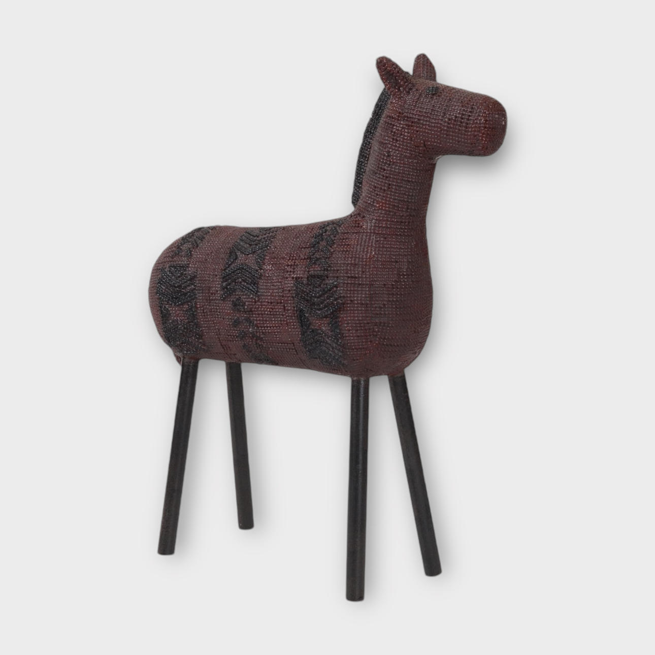 A contemporary horse sculpture.