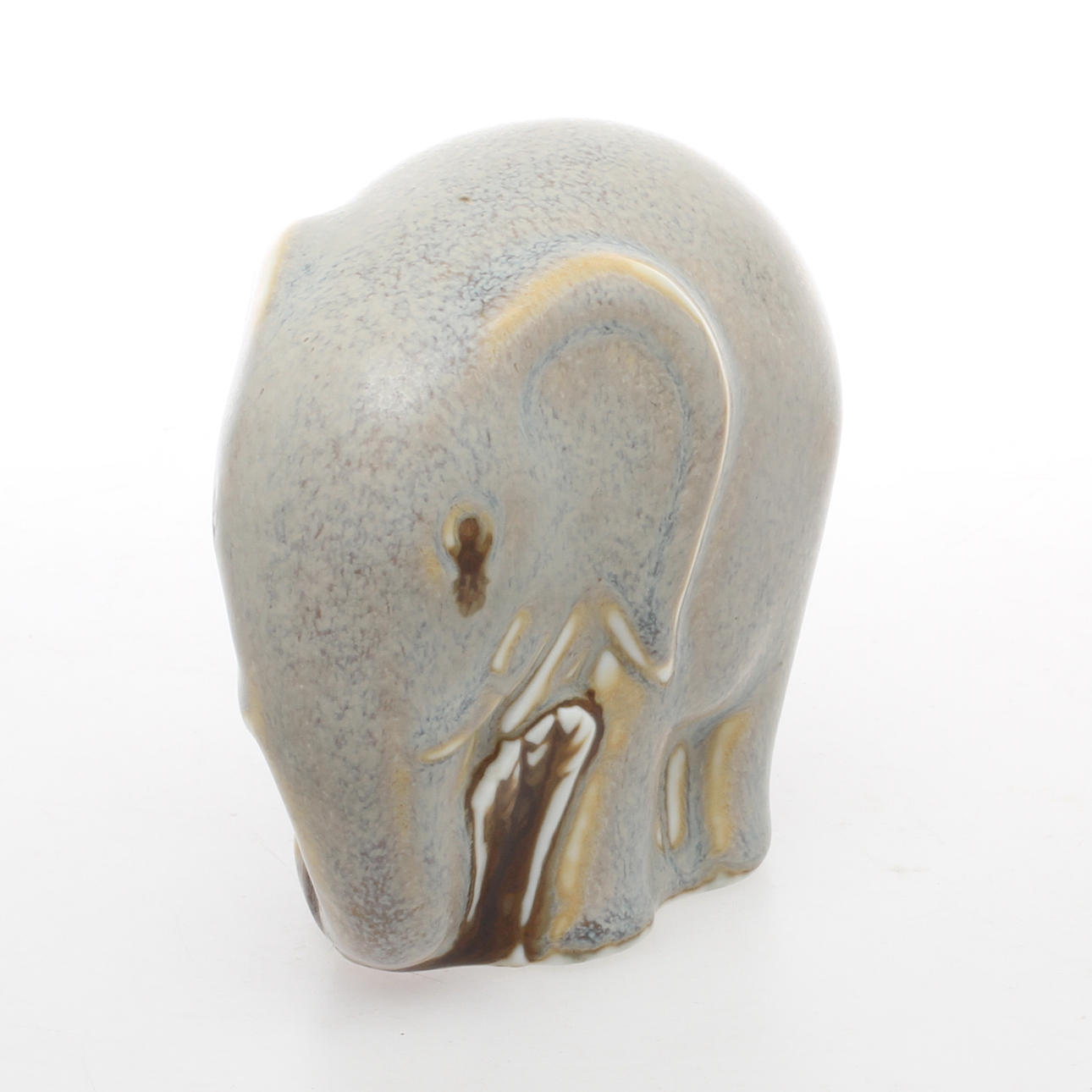 FIGURIN, stengods, elefant, Gunnar Nylund, Rörstrand, 1900-tal.