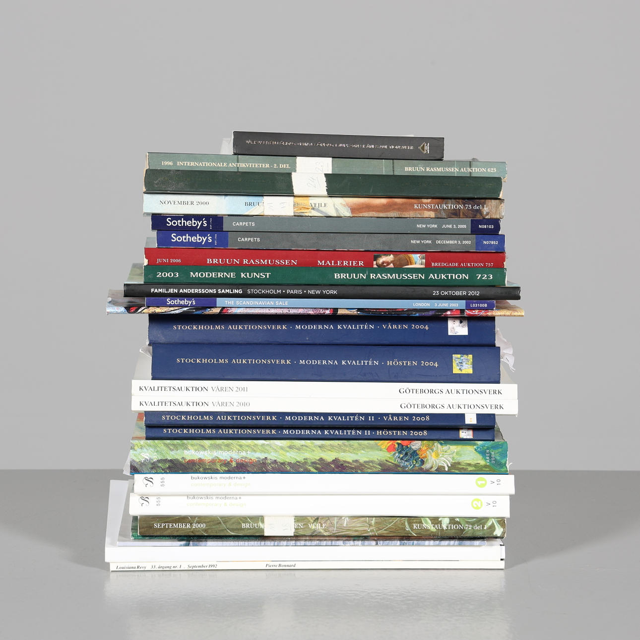 AUKTIONSKATALOGER, 25 stk.