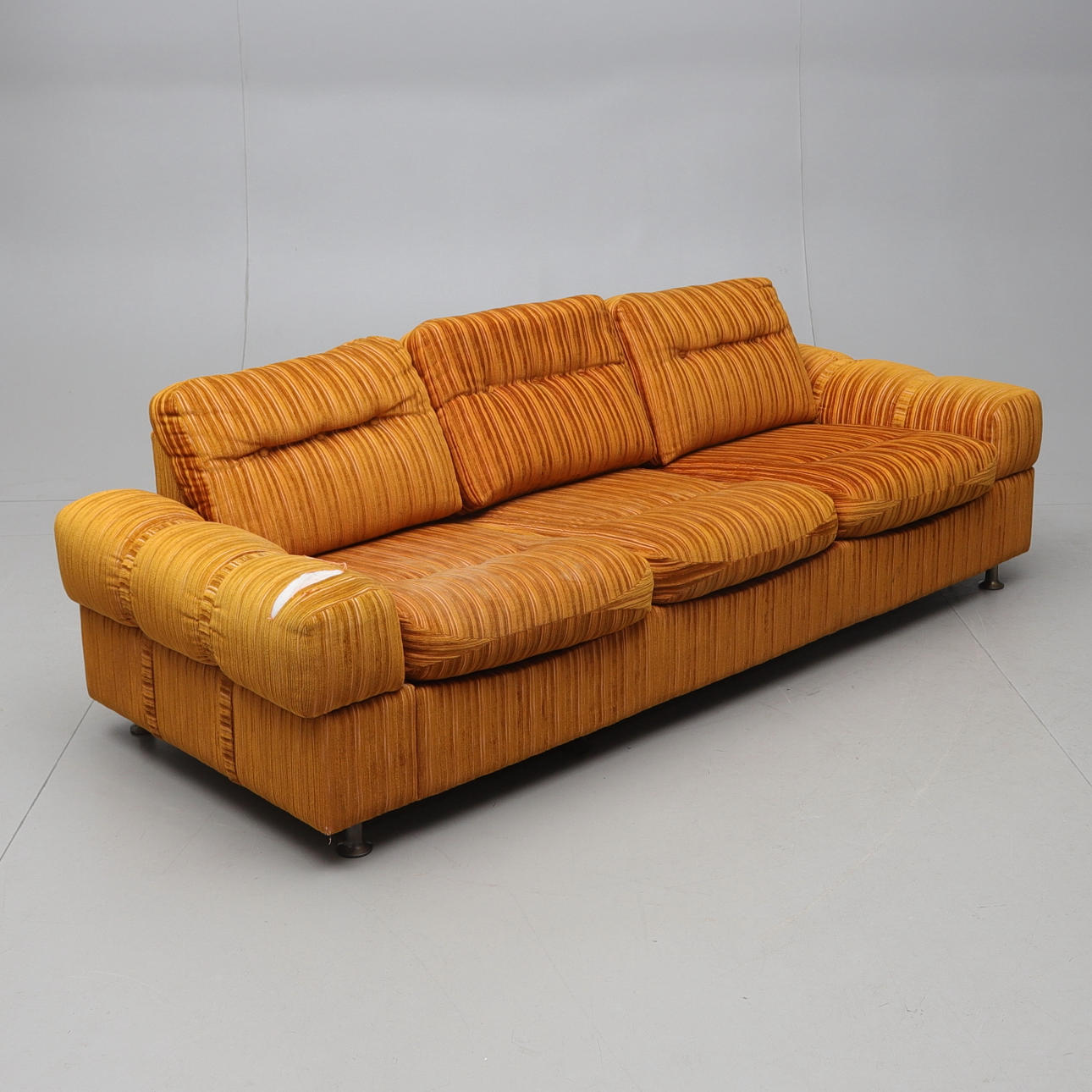 SOFFA, plysch/manchester-tyg, 1970-tal.