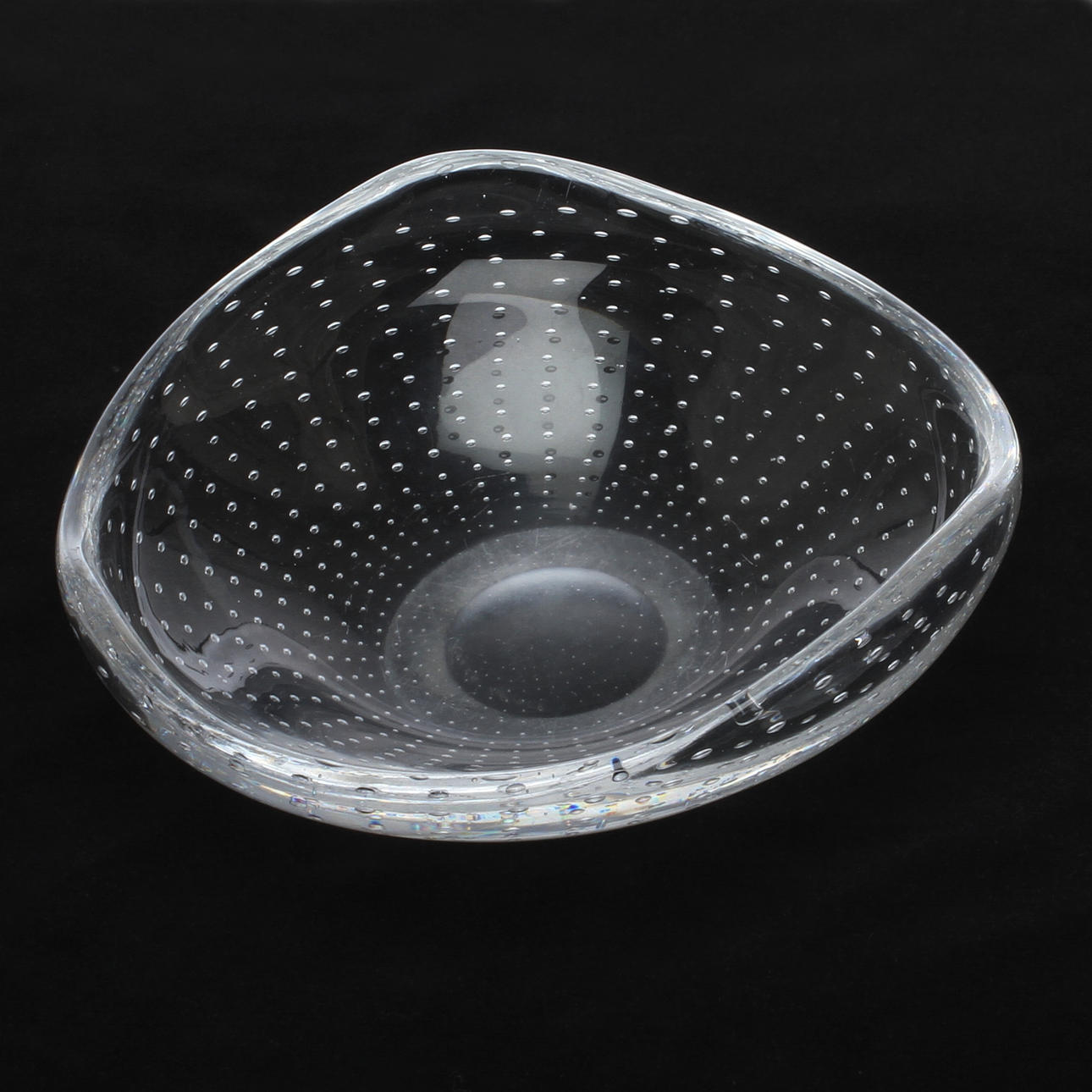 SKÅL, glas, Vicke Lindstrand, Kosta.