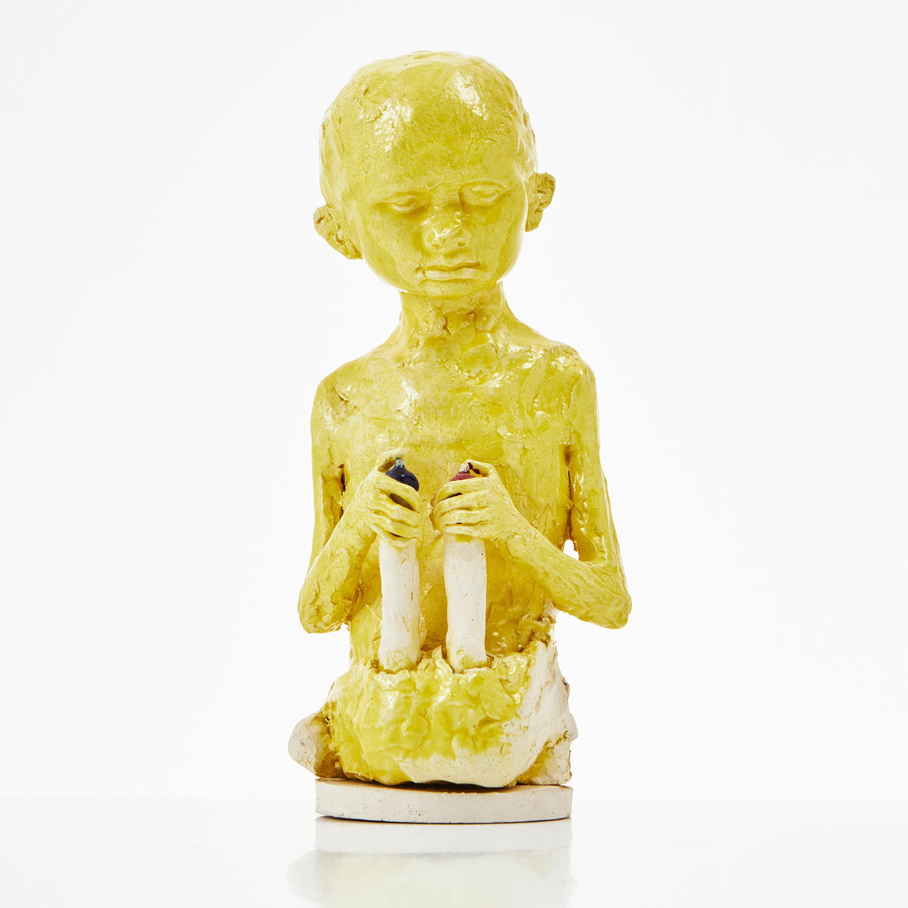 A-SONIC, oidentifierad konstnär, stämpelmärkt, skulptur, lergods.