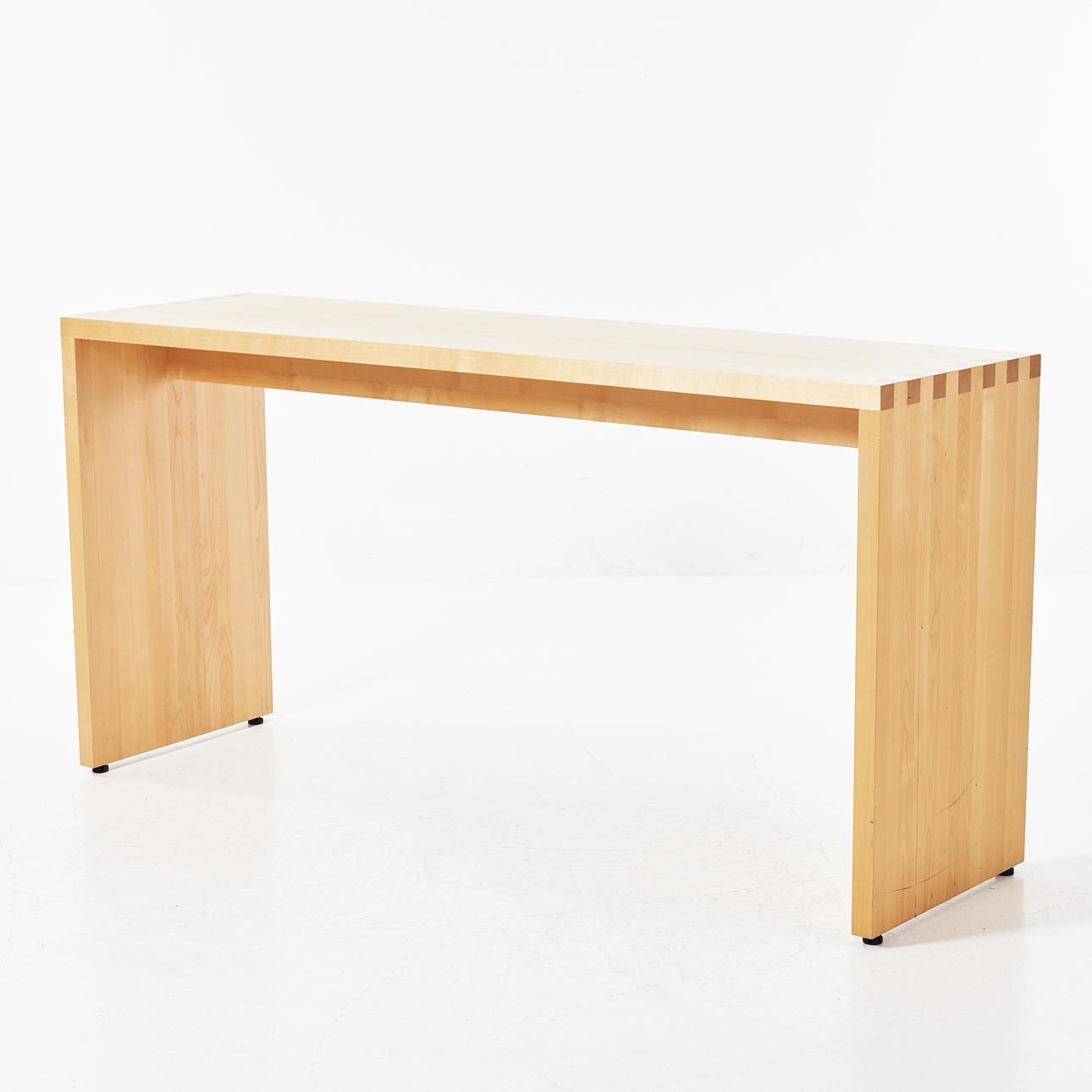 A table, birch, C&D Joinery, 21st century.