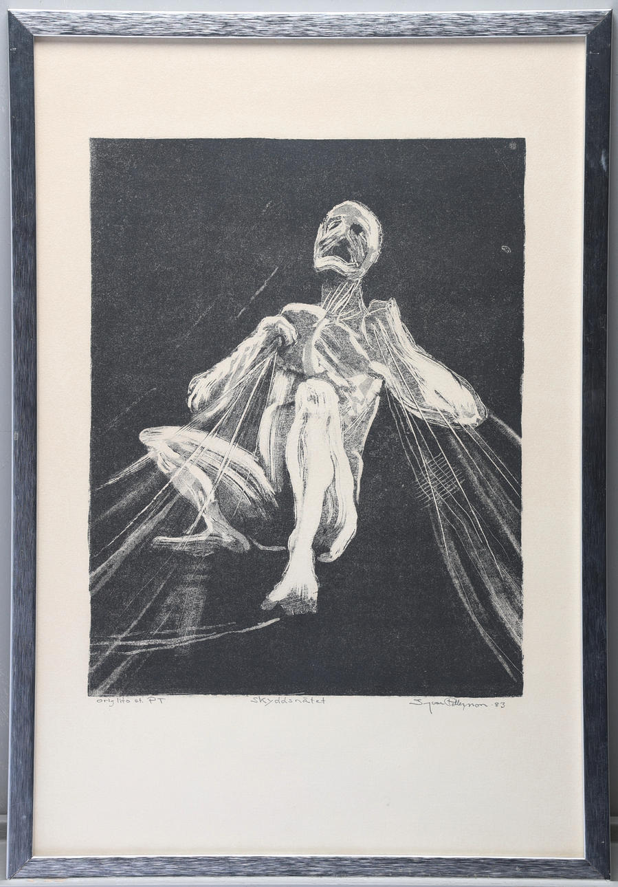 INGVAR PETTERSSON. 2 original lithographs signed, dated -83.