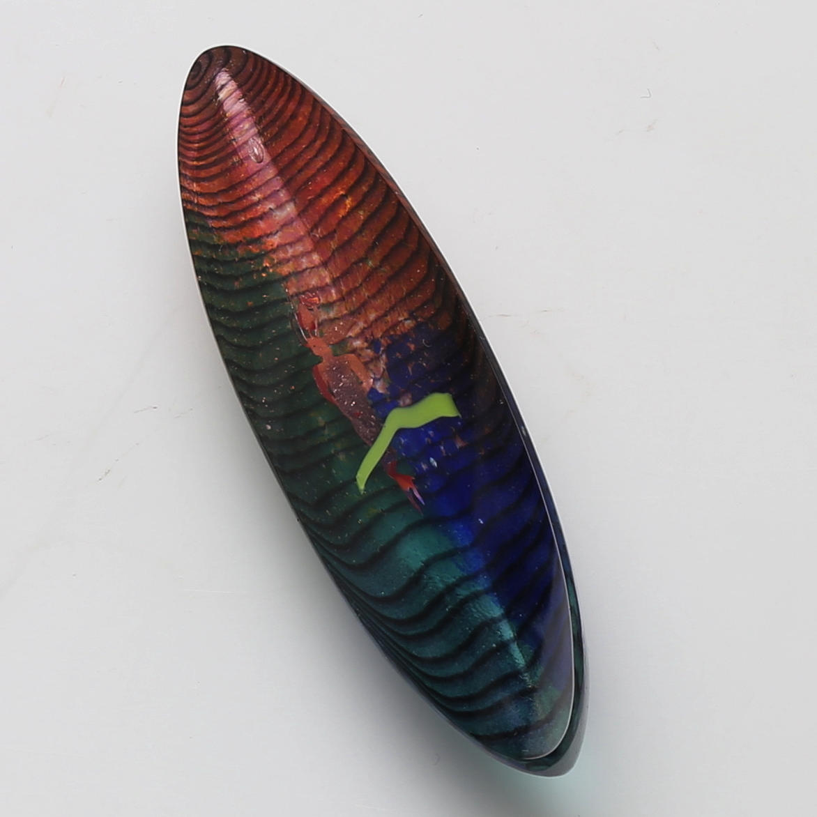 GLASSKULPTUR, båt, Bertil Vallien, Kosta Boda, signerad.