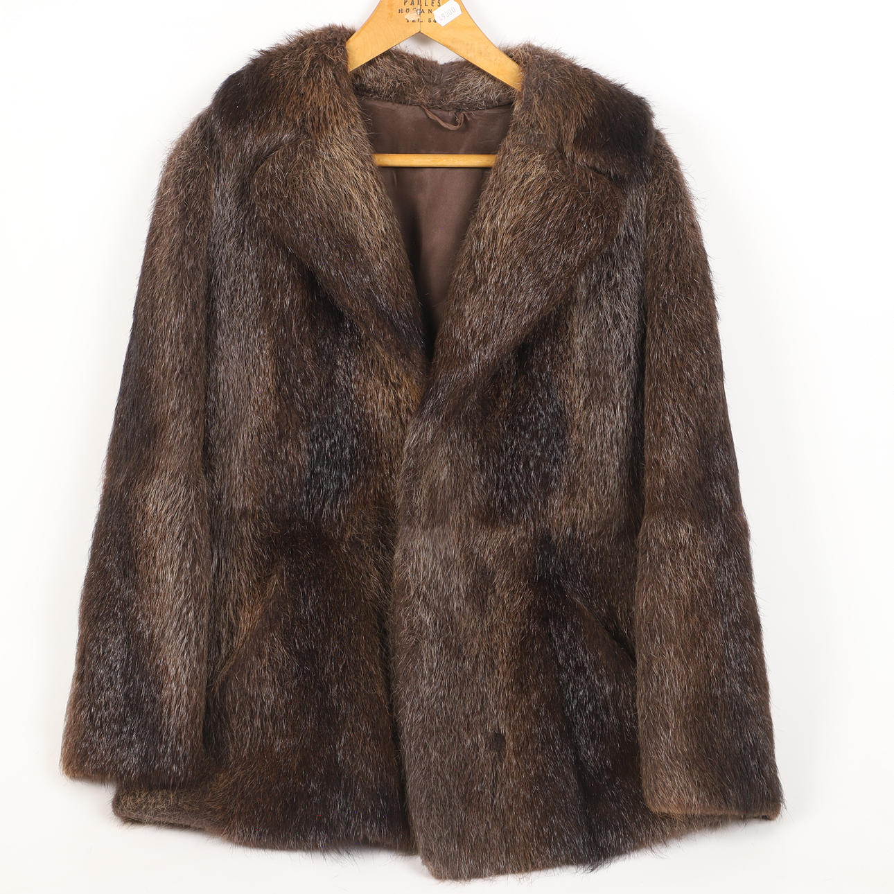A fur jacket, bisam, 20th century.