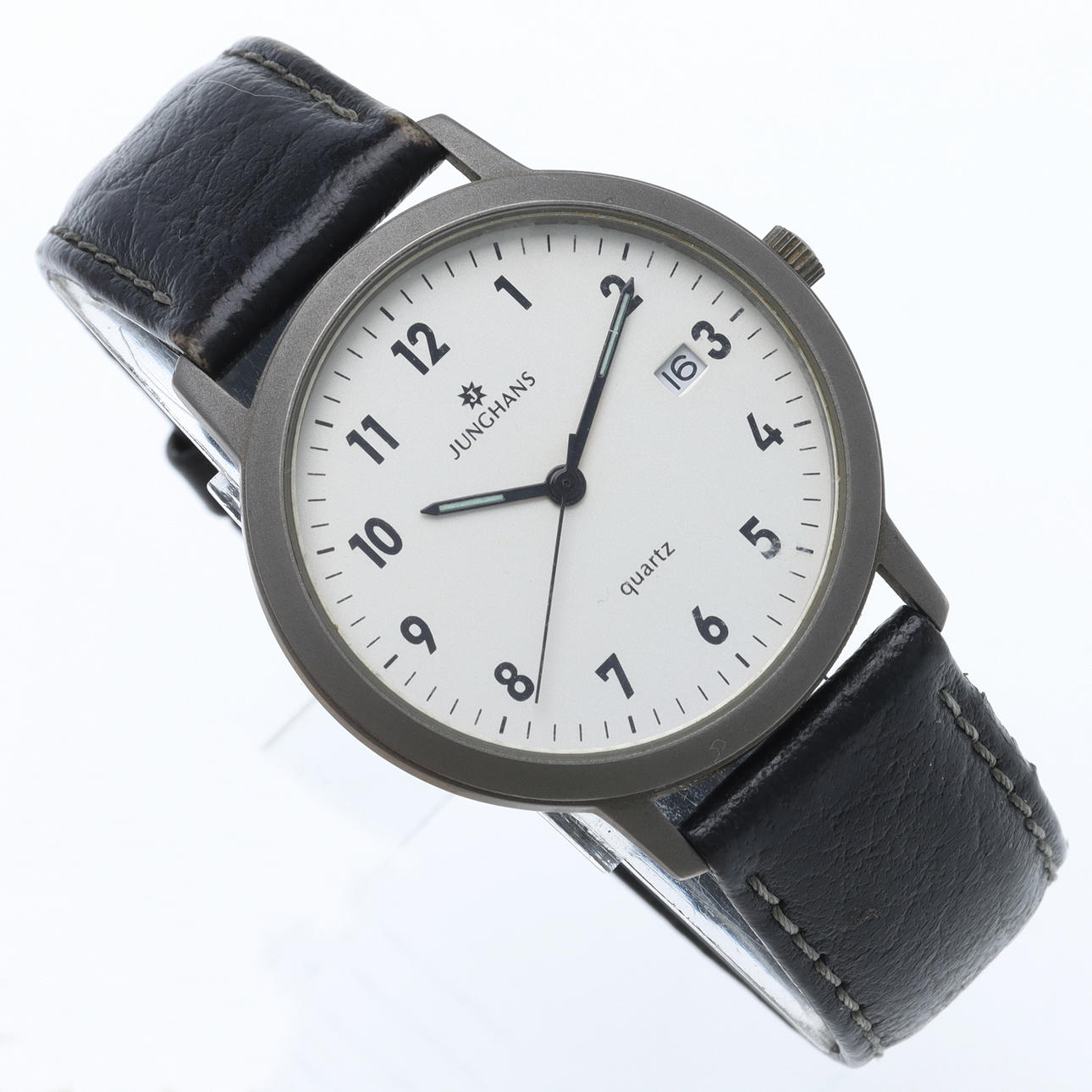 ARMBANDUHR, Junghans, Quarz, Titan, 1990er.