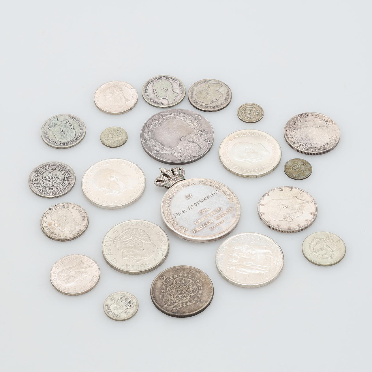 COIN, MEDAL OF MERIT, silver, weight 251 grams. Coins, Medals & Stamps ...