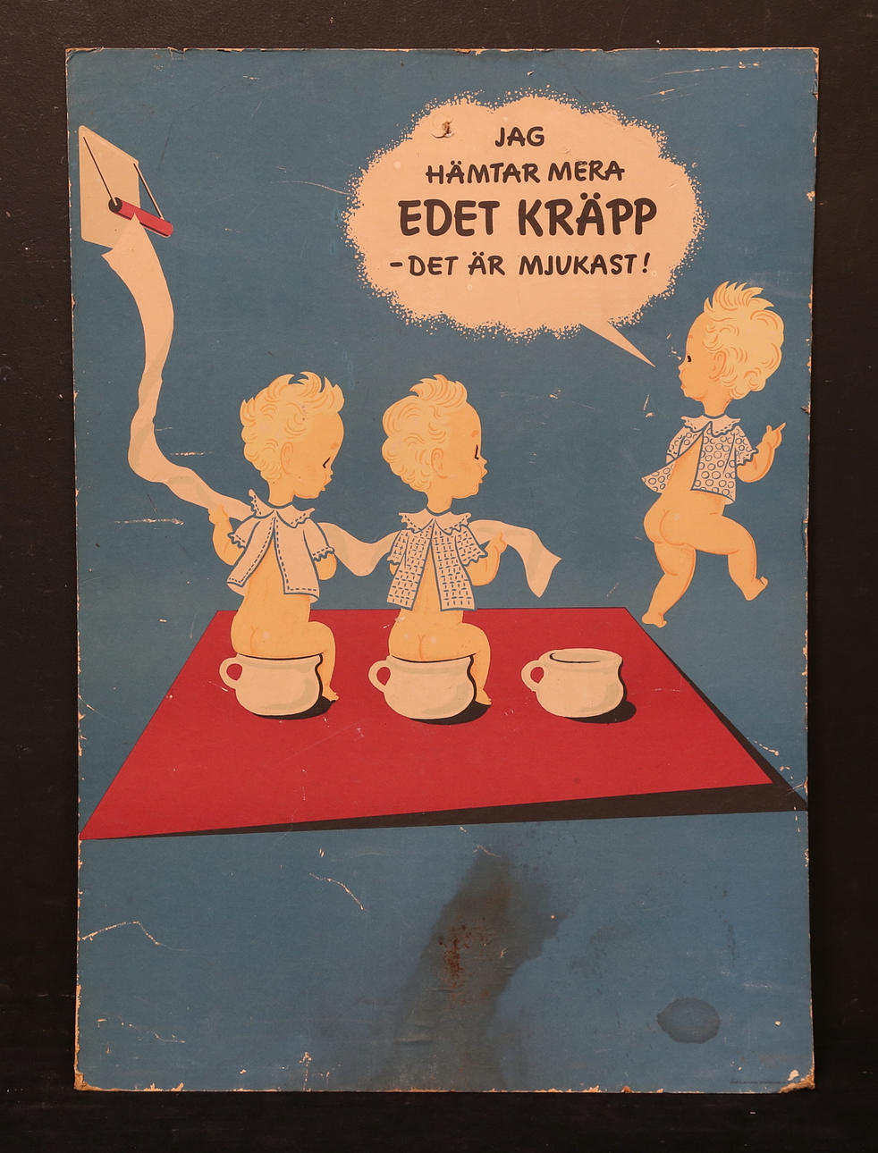 REKLAMSKYLT, Edet Kräpp, Det är mjukast.