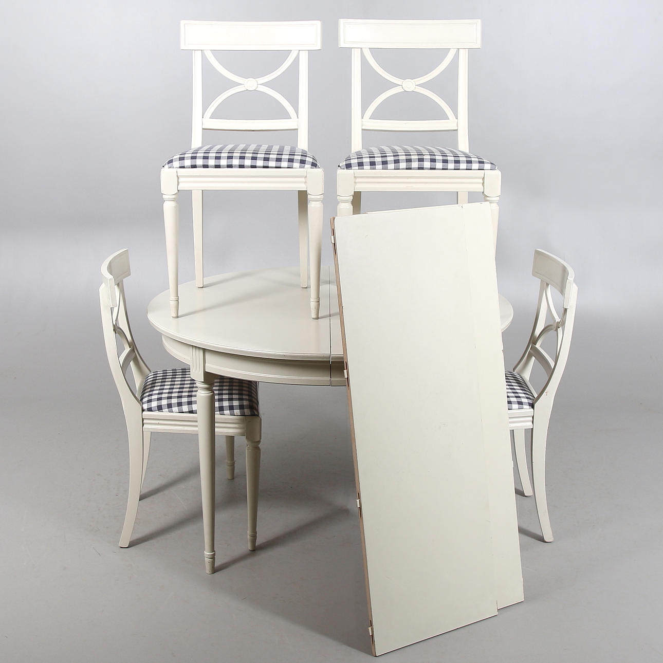 MATGRUPP, 7 delar, sk Bellmanmodell. Gustaviansk stil. 1900-tal.