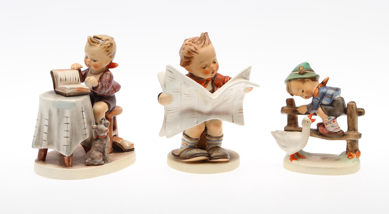 FIGURINER, 3 st. Goebel, Tyskland.