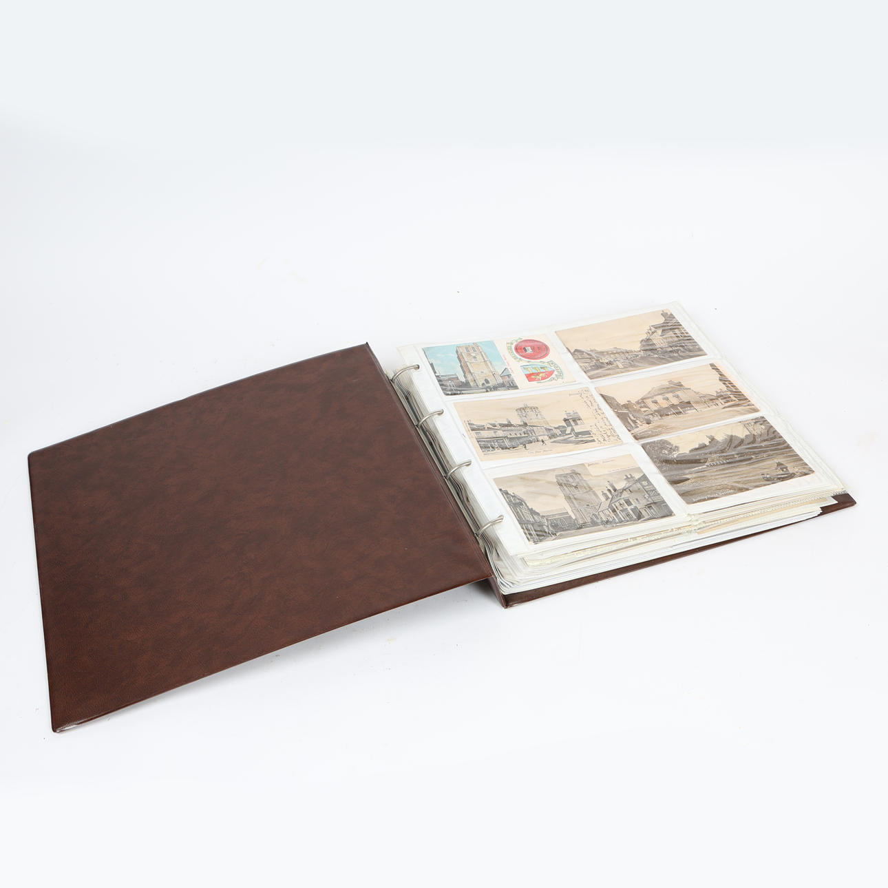 A COLLECTION OF MOSTLY EARLY 20TH CENTURY POSTCARDS (ONE ALBUM). Art ...