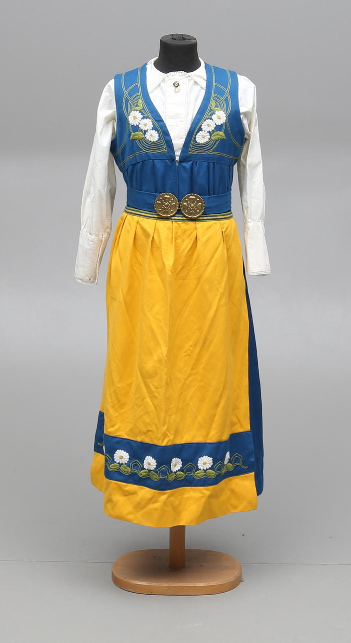 FOLKDRÄKT, Sverigedräkten, 6 delar, 1900-tal.