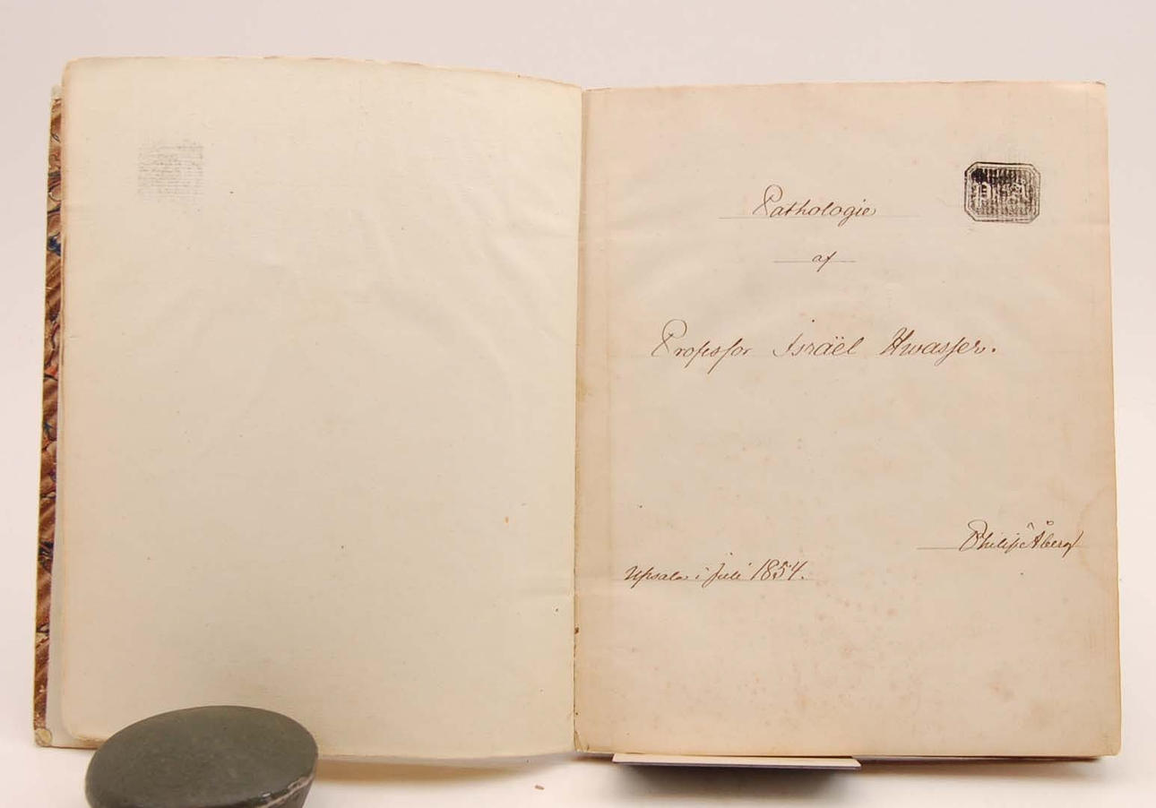 HANDSKRIFT; PATHOLOGIE. Professor Israël Hwasser.