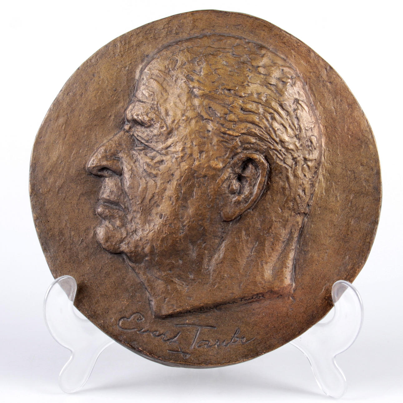 ASTRI BERGMAN-TAUBE. Relief, Evert Taube, Svenska Medaljgillet.