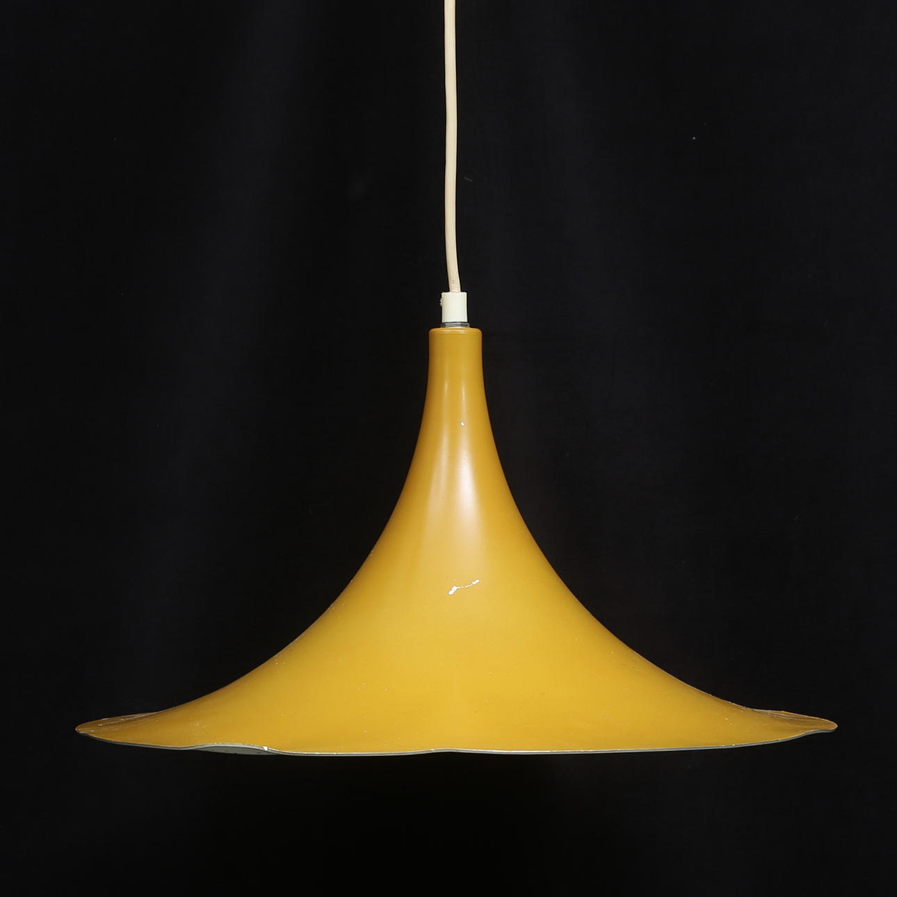 TAKLAMPA, Semi-Pendeln, 1900-talets andra hälft, höjd ca. 20 cm.