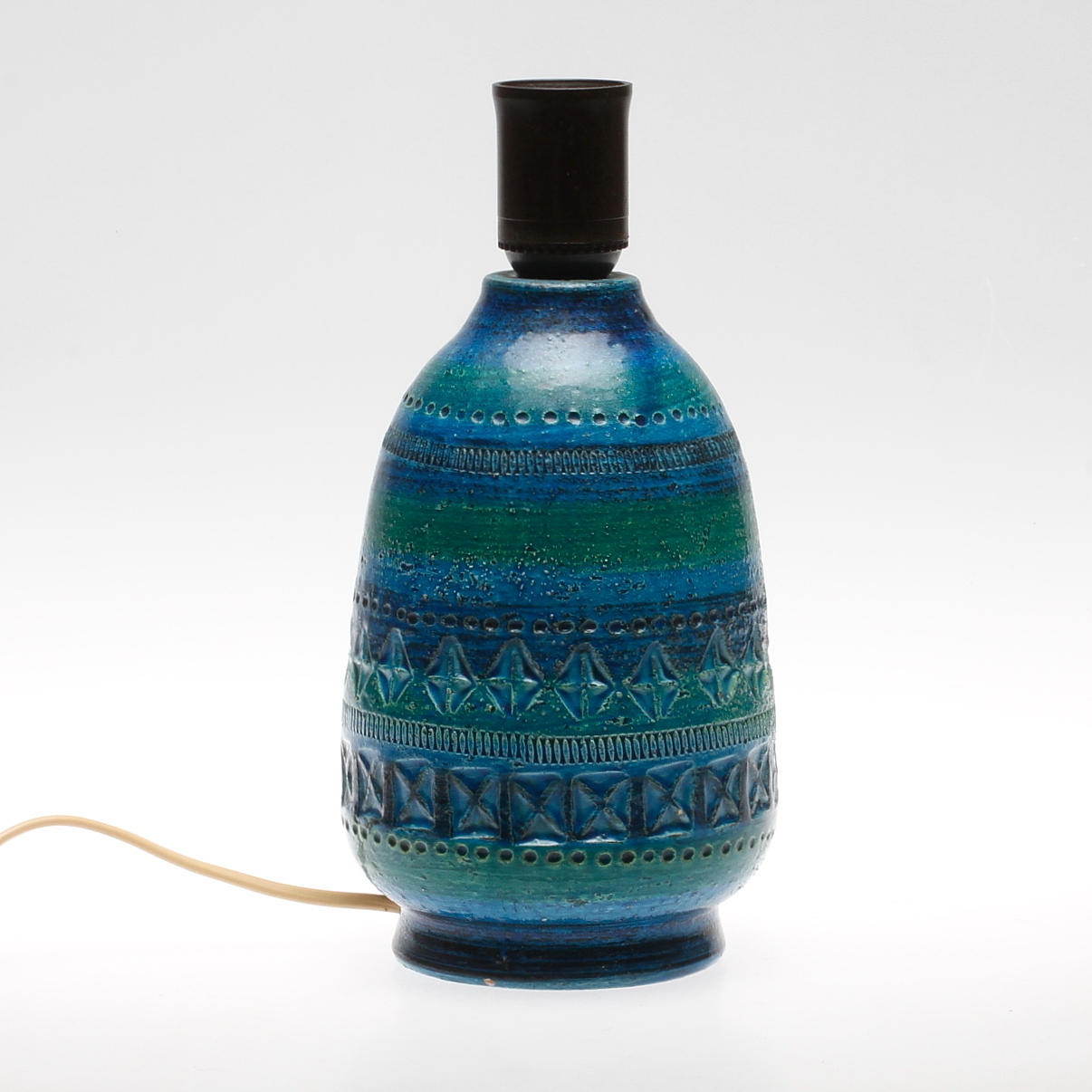 BORDSLAMPA, keramik, Aldo Londi, Bitossi, Italien.