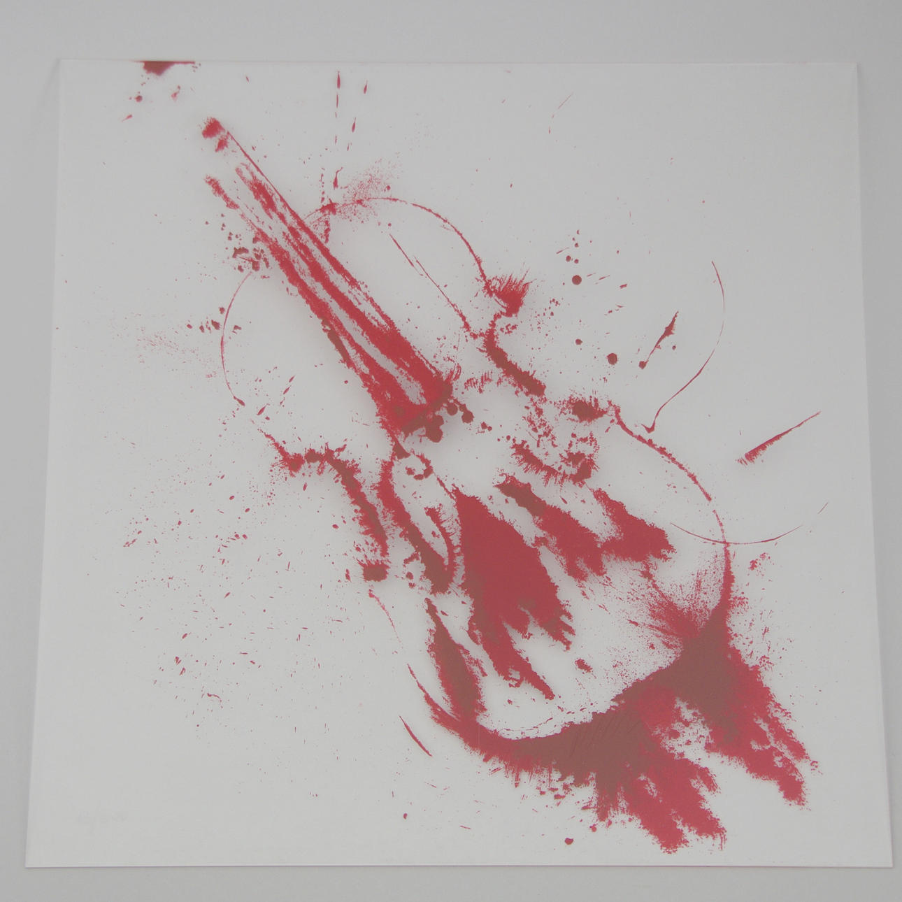 FERNANDEZ ARMAN. Fiol, serigrafi på plexi med tillhörande original emballage.