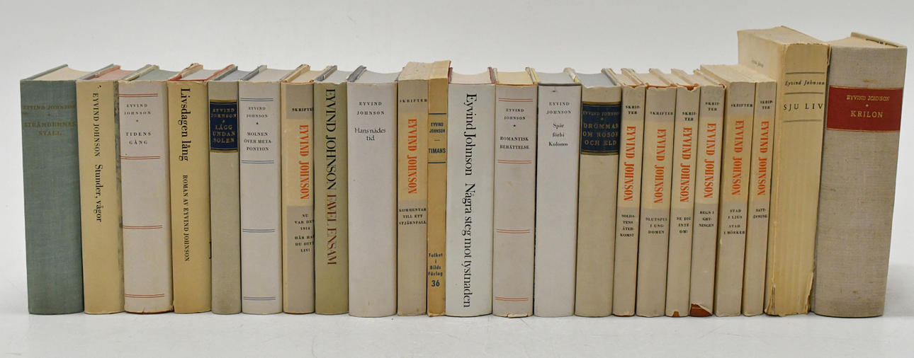 Eyvind Johnson. 23 Volymer.