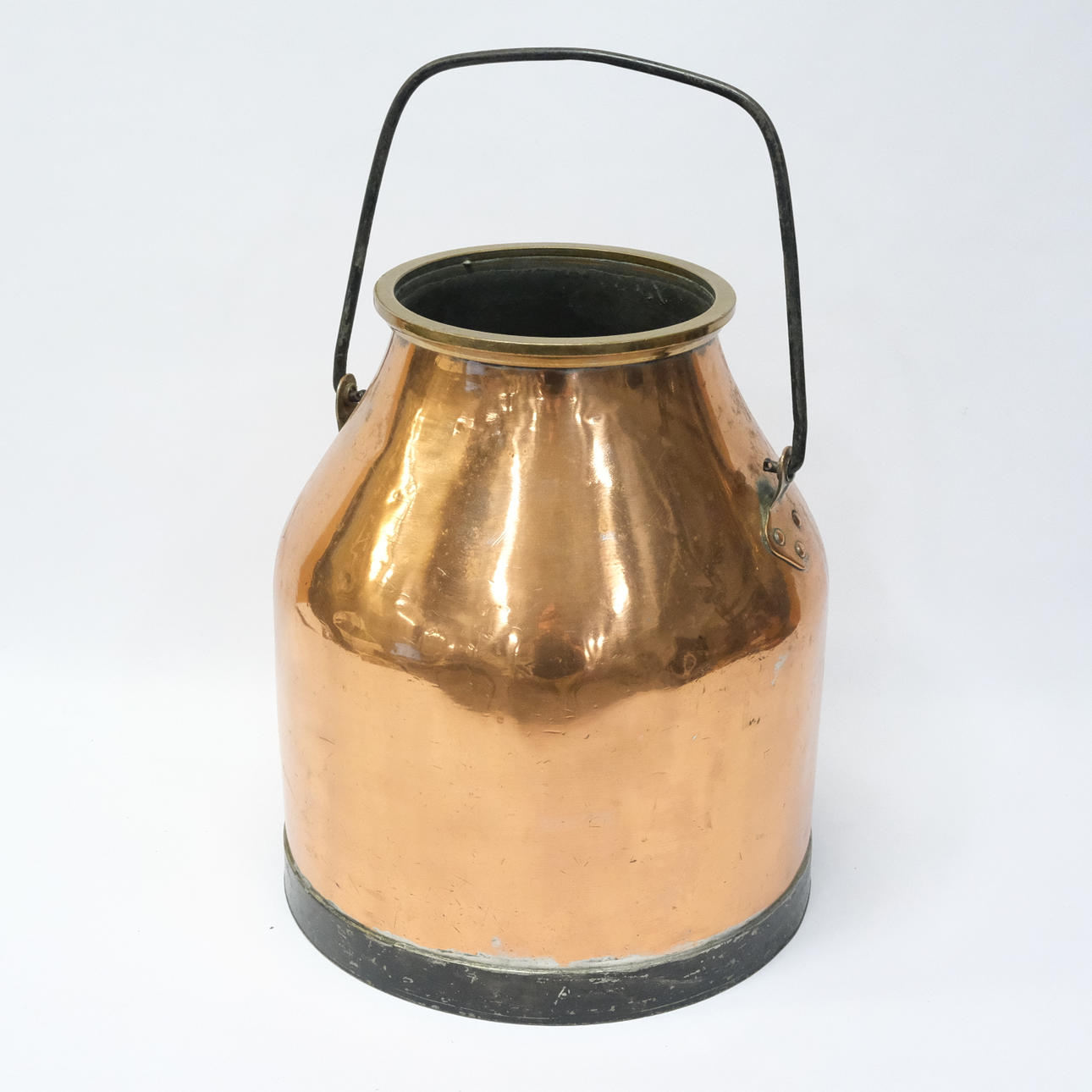 MJÖLKKANNA, FÖRTENNAD KOPPAR.