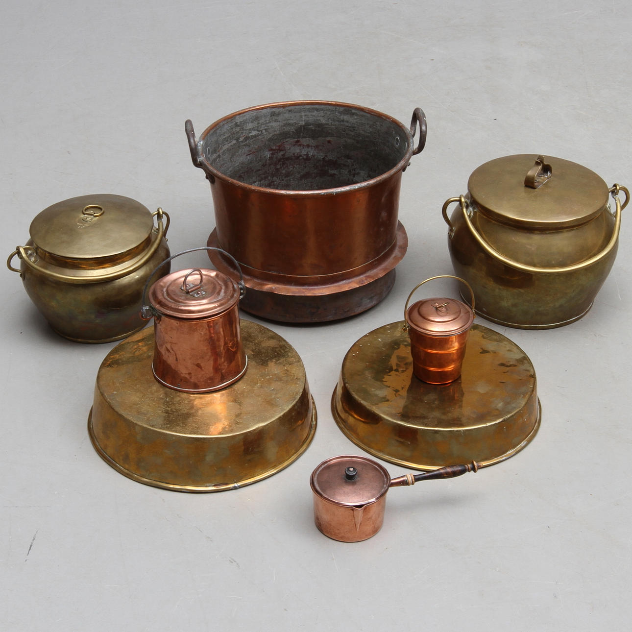 PARTI KOPPAR OCH MÄSSING, 1800/1900-tal.