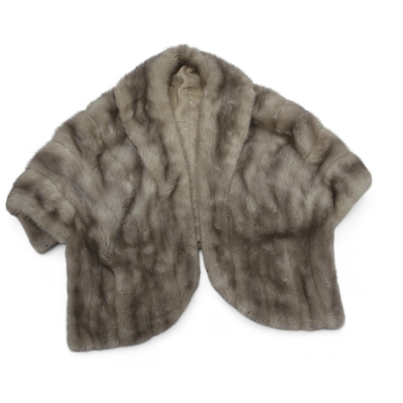 STOLA, vit mink, 1960-tal.