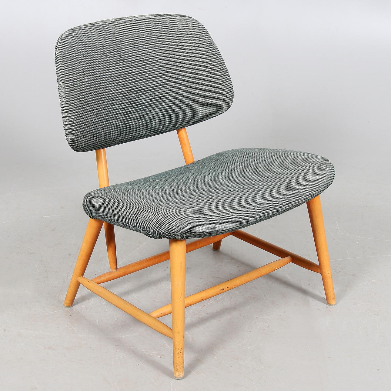 STOL, "TeVe", Alf Svensson, Studio, Ljungs Industrier, Brickmärkt, Formgiven 1953.