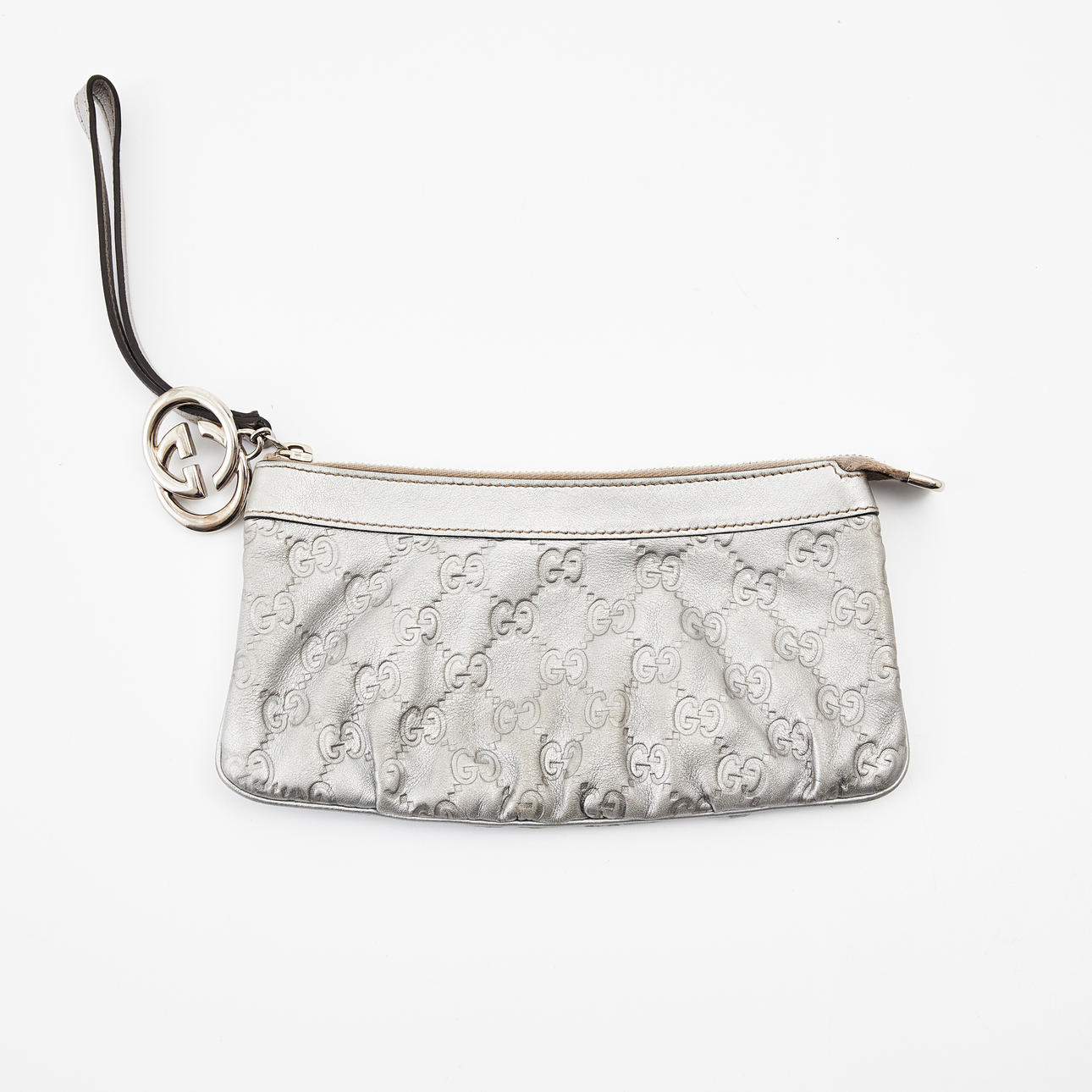 GUCCI, clutch, “Guccissima Interlocking GG monogram wristlet”.