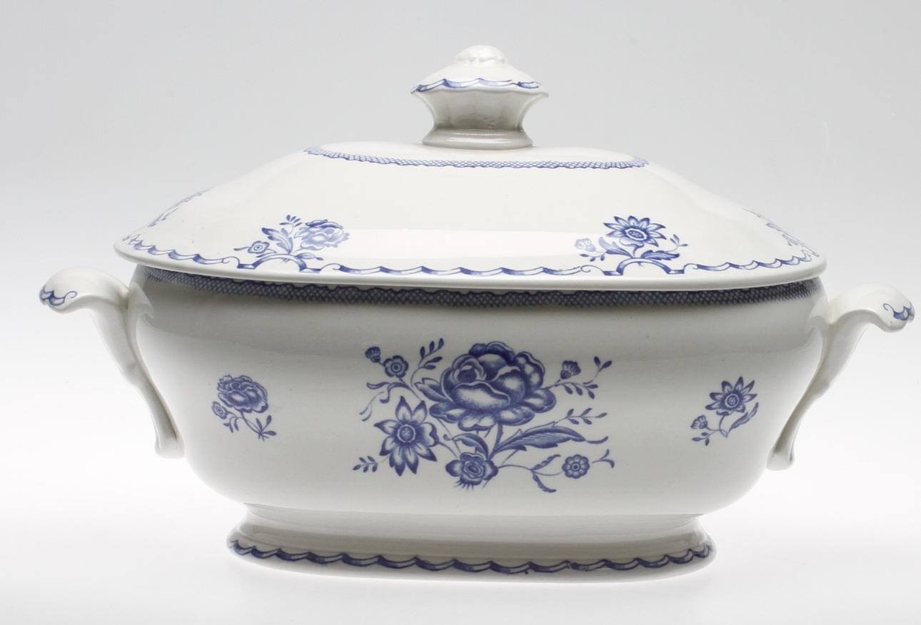 TERRIN, flintgods, "Bukett", Wilhelm Kåge, Gustavsberg, 1936-1939.