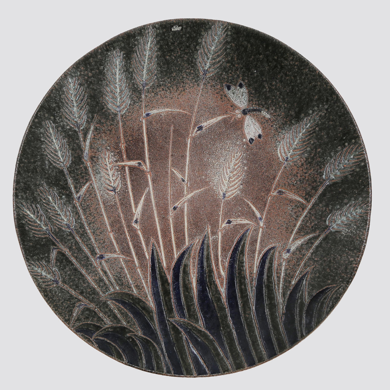 STORT FAT, KERAMIK, THOMAS HELLSTRÖM, NITTSJÖ.