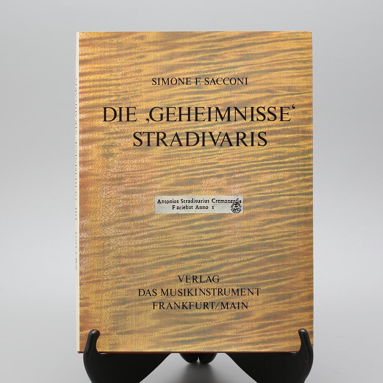 BOK, Die Geheimnisse Stradivaris, Simone F. Sacconi, 1976.