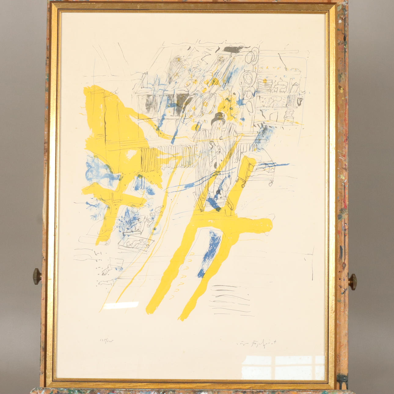 JÖRGEN FOGELQUIST. LITHOGRAPH signed and numbered 135/325.
