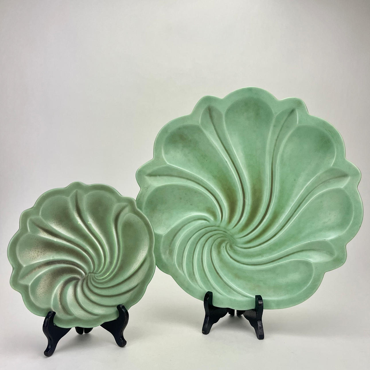 A 7-piece ceramic fruit set, Gefle.