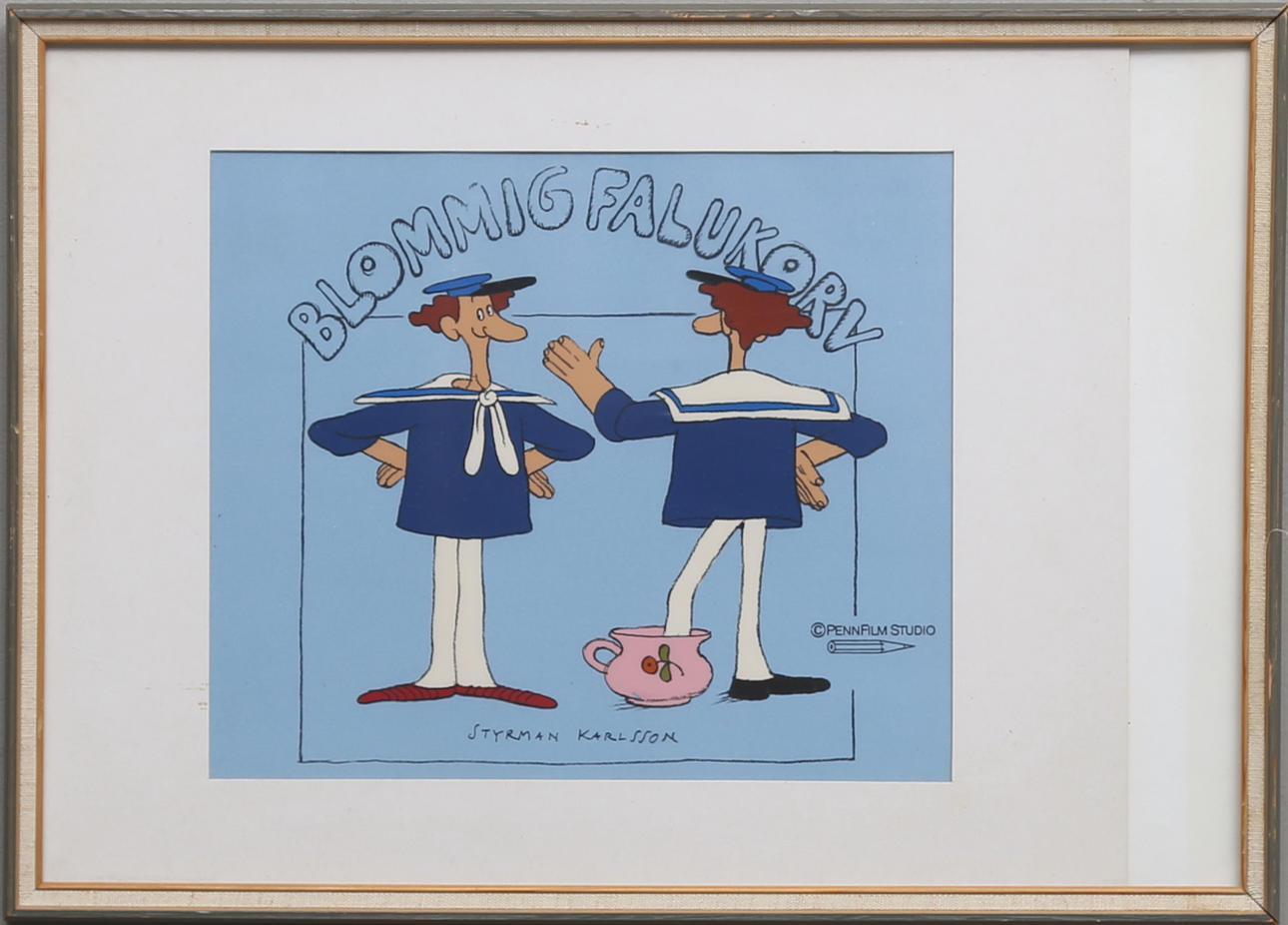 PER ÅHLIN. Filmcell, osignerad.