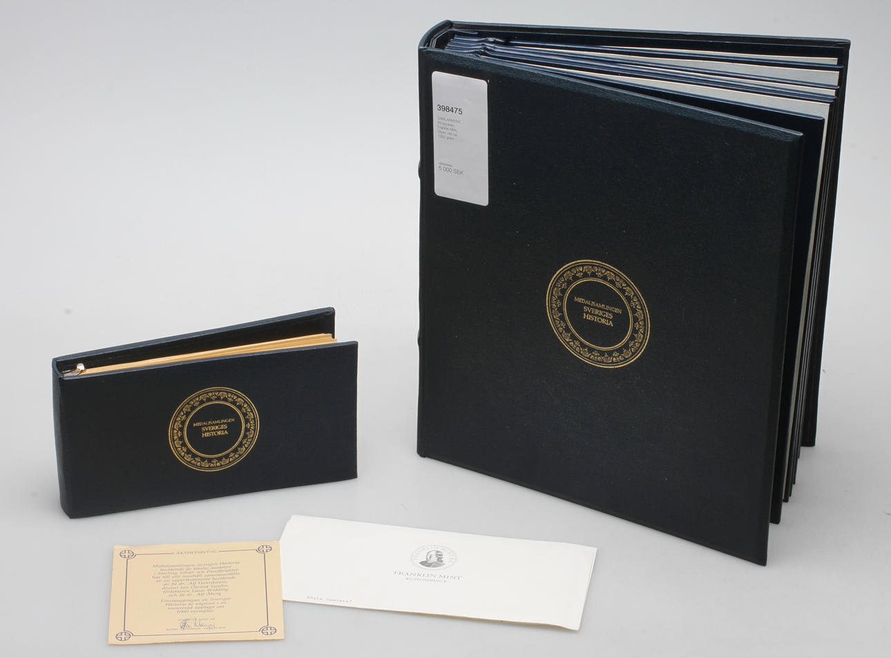 SAMLARMYNT, 50 stycken, Franklin Mint, Silver, vikt ca 1000 gram.