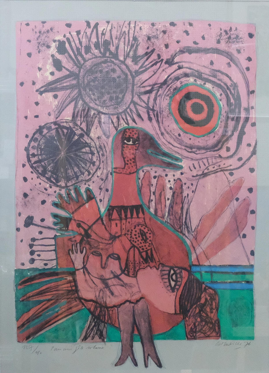 BEVERLOO CORNEILLE. LITOGRAFI. „TIL EN SOLFEST.“.