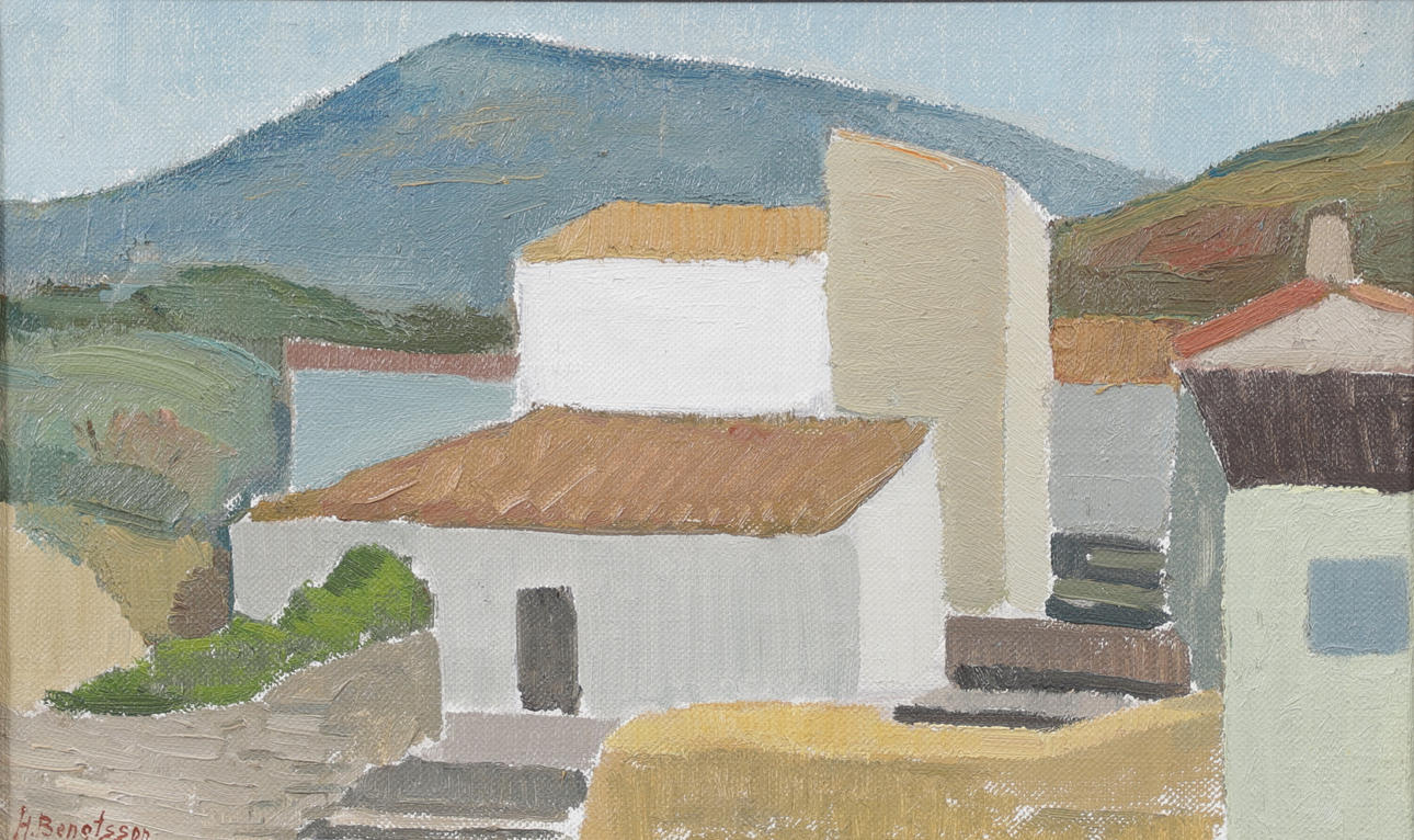 HILMER BENGTSSON. Oil on canvas, signed.