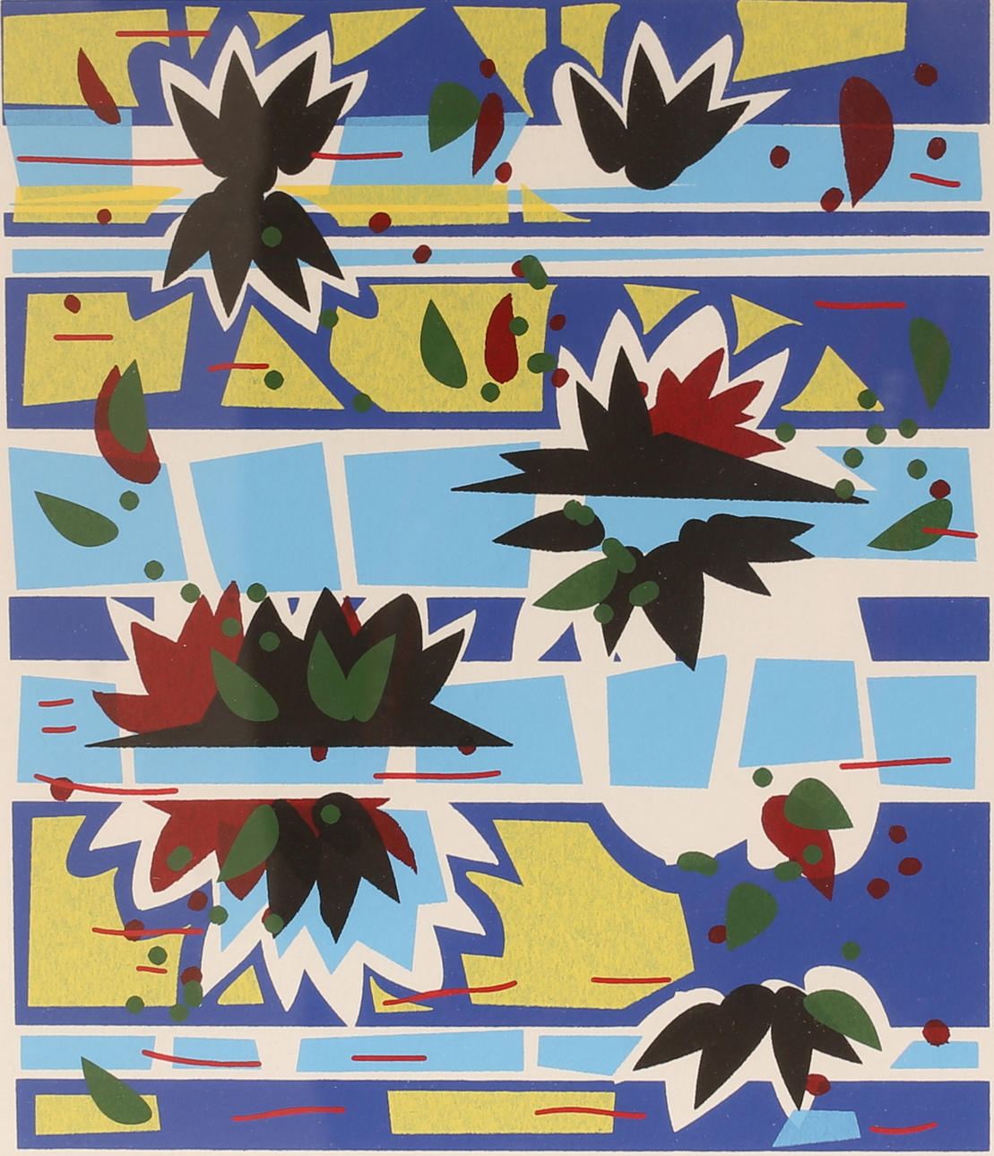 JOHAN PETTERSSON. Lithograph in colour, signed and numbered.