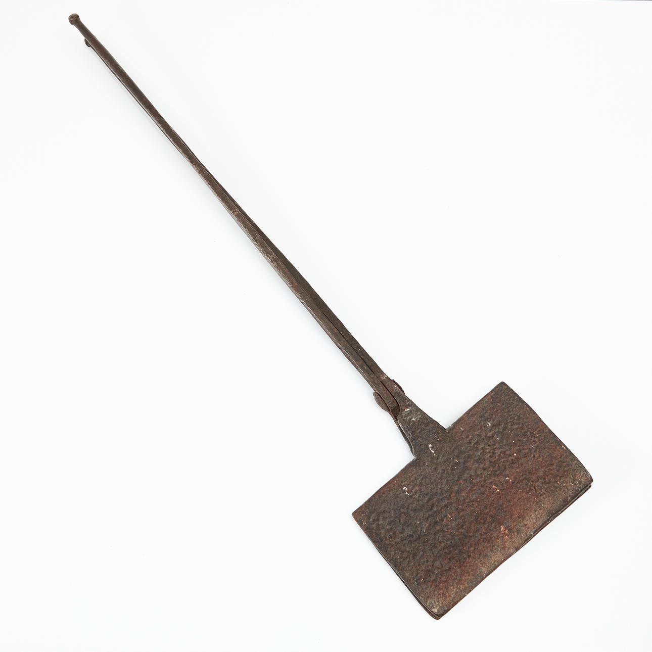 Eine schmiedeeiserne Platte, 19. Jahrhundert.