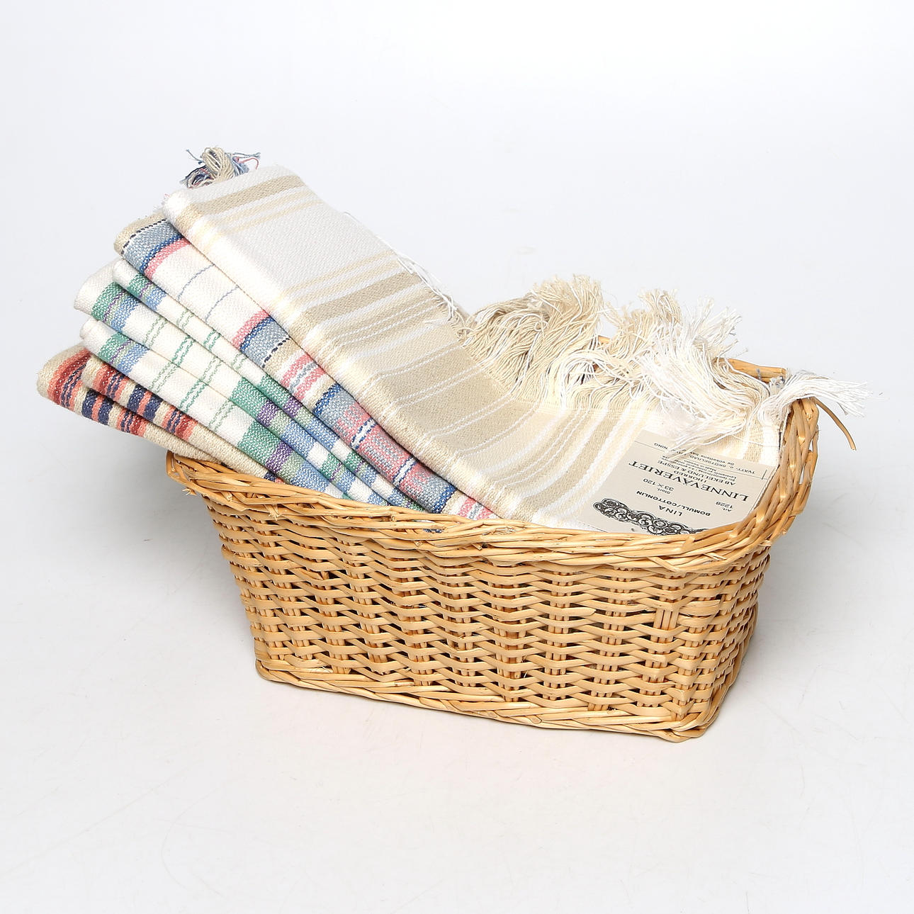 LINNEDUKAR, 7 st, Linneväveriet i Horred. Ekelund & Esspe AB.