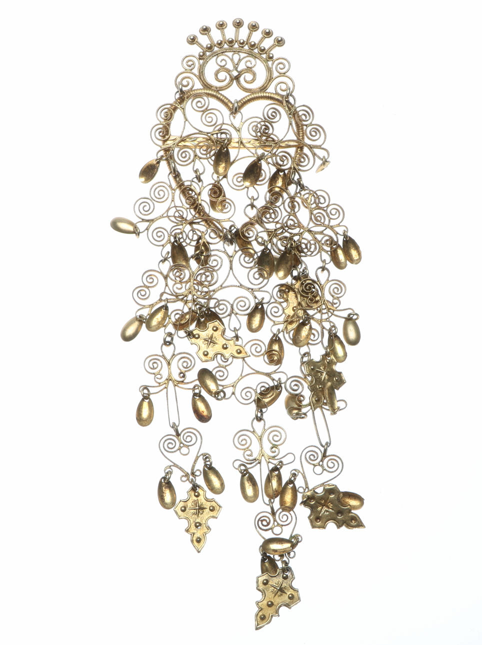 BROSCH, Filigranarbete, 830 Silver.