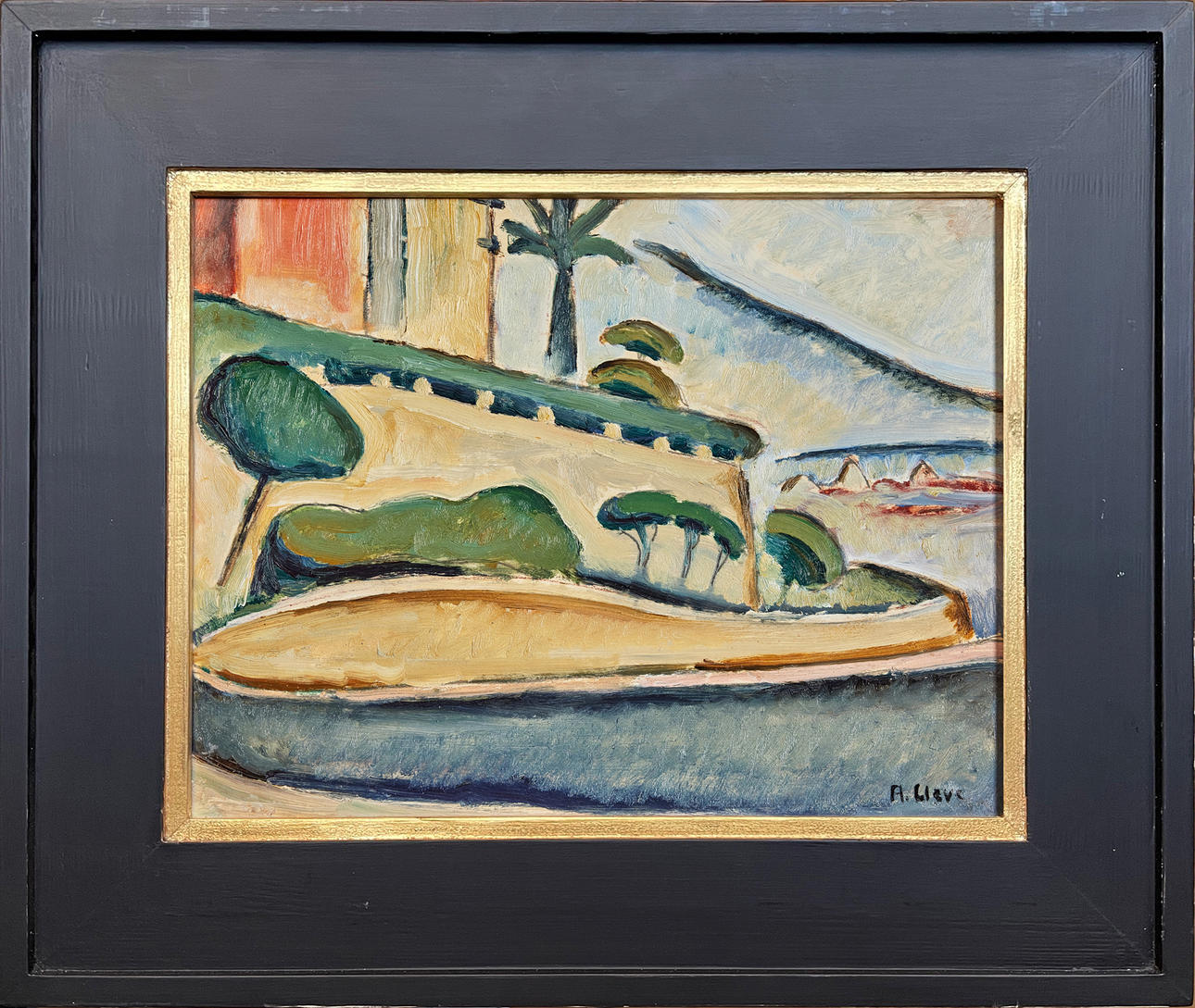 AGNES  CLEVE. Southern landscape.